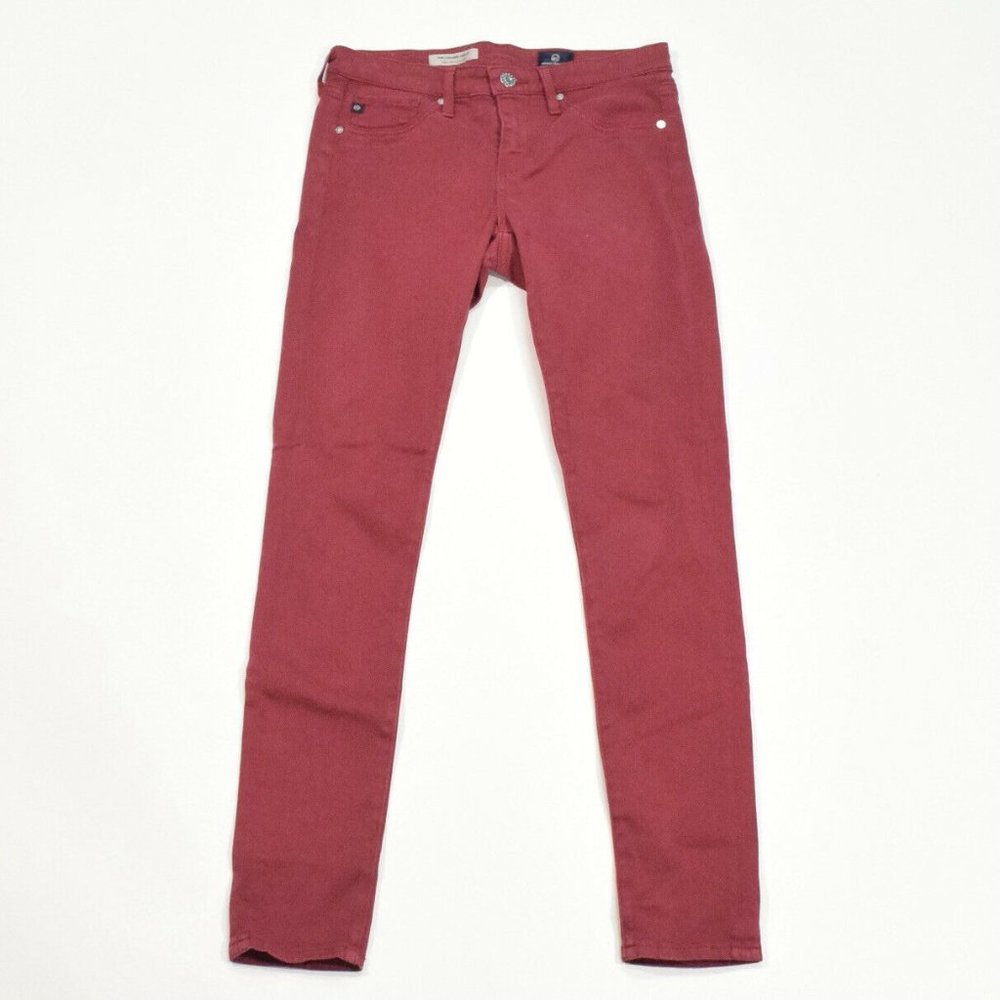 Ag Adriano Goldchmied Rust Red Soft & Stretchy Le… - image 2